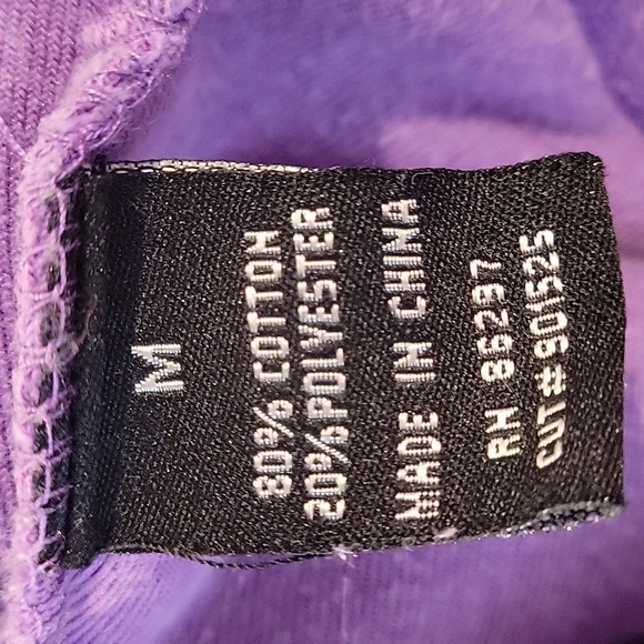 BCBGMAxazria Y2k Purple velvet hoodie jacket - Picture 9 of 11